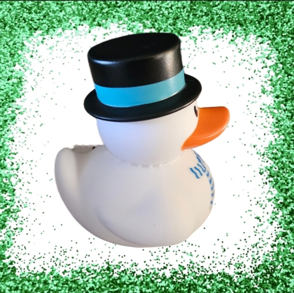 NWT/ Snow Man Rubber Ducky - Picture 2 of 5